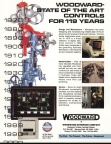Woodward Governor Company Hydraulic Turbine Controls advertisement    Circa 1989